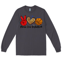Smoke peace love basketball Long Sleeve Tee - Zillion Design Studio