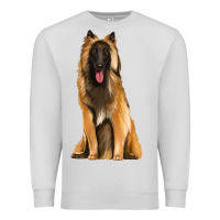 Dove Grey belgian shepherd tervuren Premium Sweatshirt - Artiststas