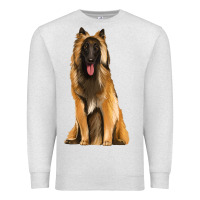 Oatmeal Heather belgian shepherd tervuren Premium Sweatshirt - Artiststas