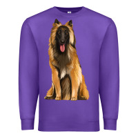 Purple belgian shepherd tervuren Premium Sweatshirt - Artiststas