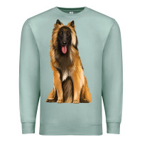 Seafoam belgian shepherd tervuren Premium Sweatshirt - Artiststas