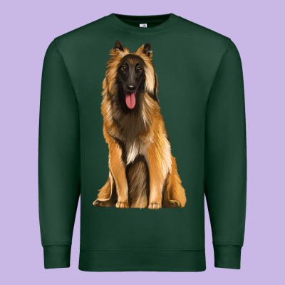 Belgian Shepherd Tervuren Premium Sweatshirt Designed By Artiststas
