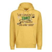 Antique Gold my worth is not defined by my size Premium Hoodie - MaliasSmallBusiness