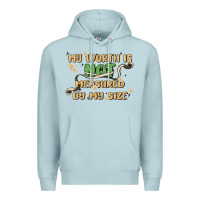 Blue Mist my worth is not defined by my size Premium Hoodie - MaliasSmallBusiness