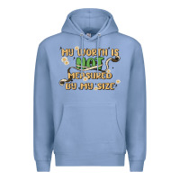 Colony Blue my worth is not defined by my size Premium Hoodie - MaliasSmallBusiness