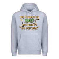 Heather Grey my worth is not defined by my size Premium Hoodie - MaliasSmallBusiness