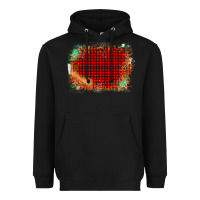Black Western Red Green Farm Life Brush Stroke Heavyweight Hoodie - Bettercallsaul