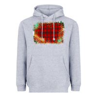 Heather Grey Western Red Green Farm Life Brush Stroke Heavyweight Hoodie - Bettercallsaul