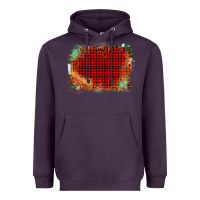 Plum Western Red Green Farm Life Brush Stroke Heavyweight Hoodie - Bettercallsaul