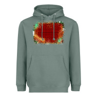 Sage Western Red Green Farm Life Brush Stroke Heavyweight Hoodie - Bettercallsaul