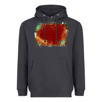 Smoke Western Red Green Farm Life Brush Stroke Heavyweight Hoodie - Bettercallsaul