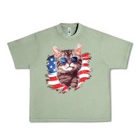 Oil Green cat2 Urban Heavy Tee - Unal Design