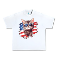 White cat2 Urban Heavy Tee - Unal Design
