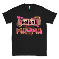 Black football mama with leopard Classic Tee - Zillion Design Studio
