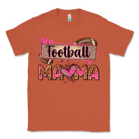 Copper football mama with leopard Classic Tee - Zillion Design Studio