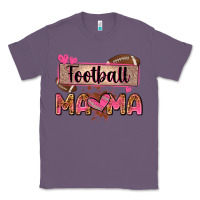 Lavender football mama with leopard Classic Tee - Zillion Design Studio