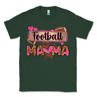 Sports Green football mama with leopard Classic Tee - Zillion Design Studio