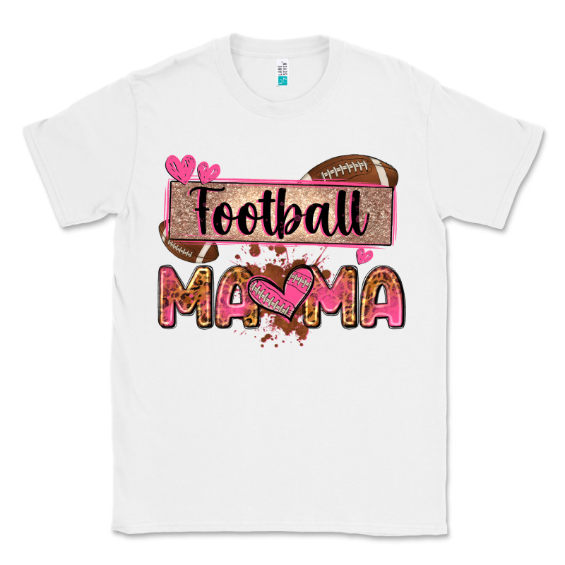 Football Mama With Leopard Classic Tee by Zillion Design Studio | Teevron