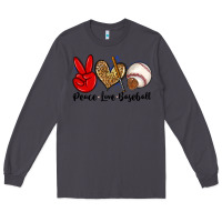 Smoke peace love baseball Long Sleeve Tee - Zillion Design Studio