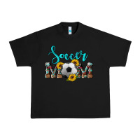 Black western leopard cowhide sunflowers  glitter mom soccer Urban Heavy Tee - Artiststas