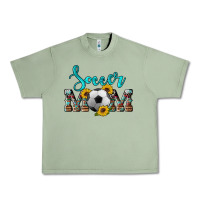Oil Green western leopard cowhide sunflowers  glitter mom soccer Urban Heavy Tee - Artiststas