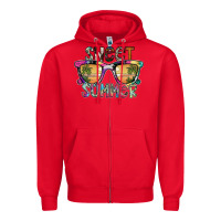 Red sweet summer Zipper Hoodie - SublimationCraftShop