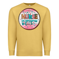 Antique Gold nurse round earrings 2 Premium Sweatshirt - BundleAndBundleShop