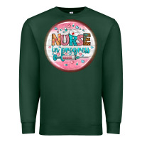 Sports Green nurse round earrings 2 Premium Sweatshirt - BundleAndBundleShop