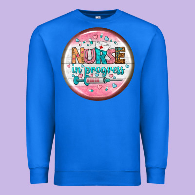 Nurse Round Earrings 2 Premium Sweatshirt Designed By Bundleandbundleshop
