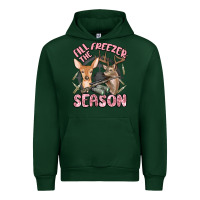 Forest Green fill the freezer season Urban Hoodie - MaliasSmallBusiness