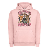 Pigment Salmon fill the freezer season Urban Hoodie - MaliasSmallBusiness