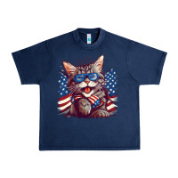 Navy cat4 Urban Heavy Tee - Unal Design