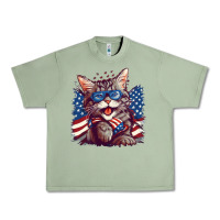 Oil Green cat4 Urban Heavy Tee - Unal Design