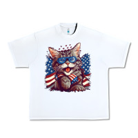 White cat4 Urban Heavy Tee - Unal Design