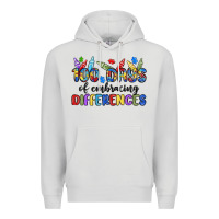 Dove Grey 100 days of embracing differences Premium Hoodie - MaliasSmallBusiness