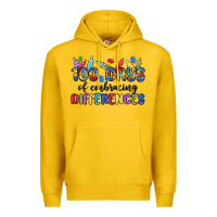 Lemon 100 days of embracing differences Premium Hoodie - MaliasSmallBusiness