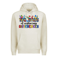 100 Days Of Embracing Differences Premium Hoodie | Teevron