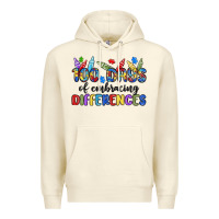 Sandshell 100 days of embracing differences Premium Hoodie - MaliasSmallBusiness