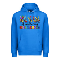 True Royal 100 days of embracing differences Premium Hoodie - MaliasSmallBusiness