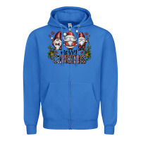 True Royal merry christmas Zipper Hoodie - CowhideDigitalArt