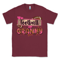 Burgundy football granny with leopard Classic Tee - Zillion Design Studio