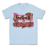 Dusty Blue football granny with leopard Classic Tee - Zillion Design Studio
