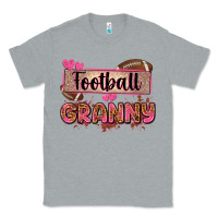 Heather Grey football granny with leopard Classic Tee - Zillion Design Studio