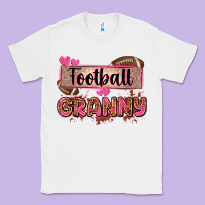 Football Granny With Leopard Classic Tee Designed By Zillion Design Studio