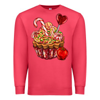 Cardinal Christmas candy cupcake Premium Sweatshirt - AdoDesignShop