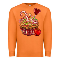 Carrot Christmas candy cupcake Premium Sweatshirt - AdoDesignShop