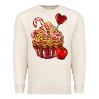 Sandshell Christmas candy cupcake Premium Sweatshirt - AdoDesignShop