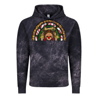 Cloud Black reindeer rainbow christmas Vintage Hoodie - AdoDesignShop