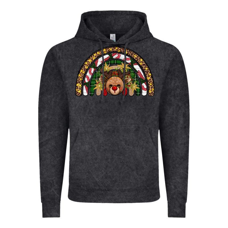 Reindeer Rainbow Christmas Vintage Hoodie by AdoDesignShop | Teevron