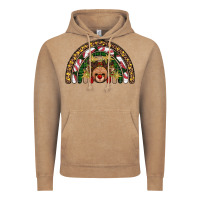 Vintage Coffee reindeer rainbow christmas Vintage Hoodie - AdoDesignShop